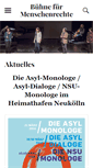 Mobile Screenshot of buehne-fuer-menschenrechte.de